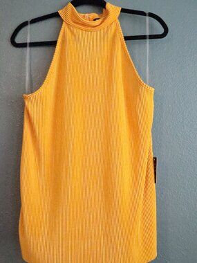 Express Pleated Halter Top
